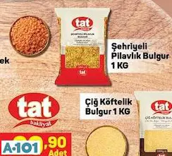 TAT ŞEHRİYELİ PİLAVLIK BULGUR